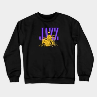 Jazz Drummer Crewneck Sweatshirt